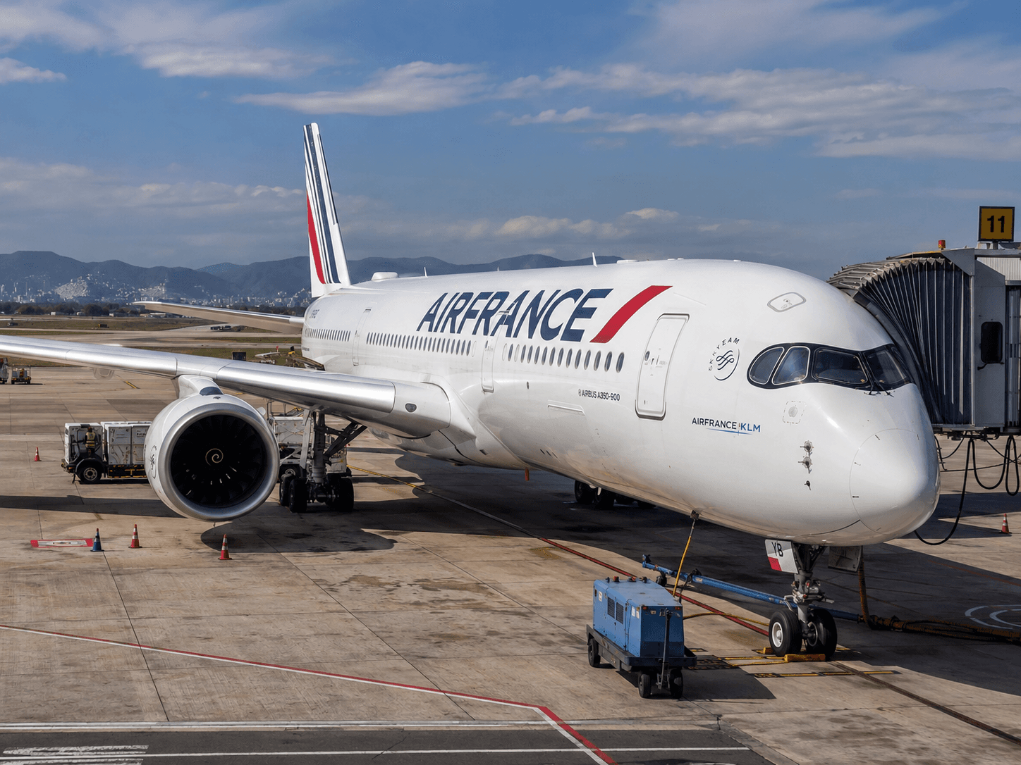 A Air France começou a operar voos sazonais com um Airbus A350-900 na rota entre Paris e o Rio de Janeiro
